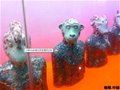 冀宝斋博物馆展出尧舜时期彩瓷商代青花(图)