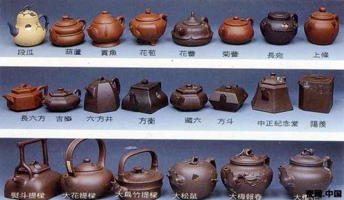 宜兴老紫砂一厂艺人及紫砂壶型大全